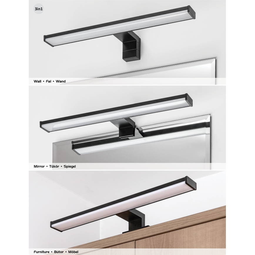 Rabalux - LED Badkamerspiegelverlichting LED/12W/230V IP44 60 cm