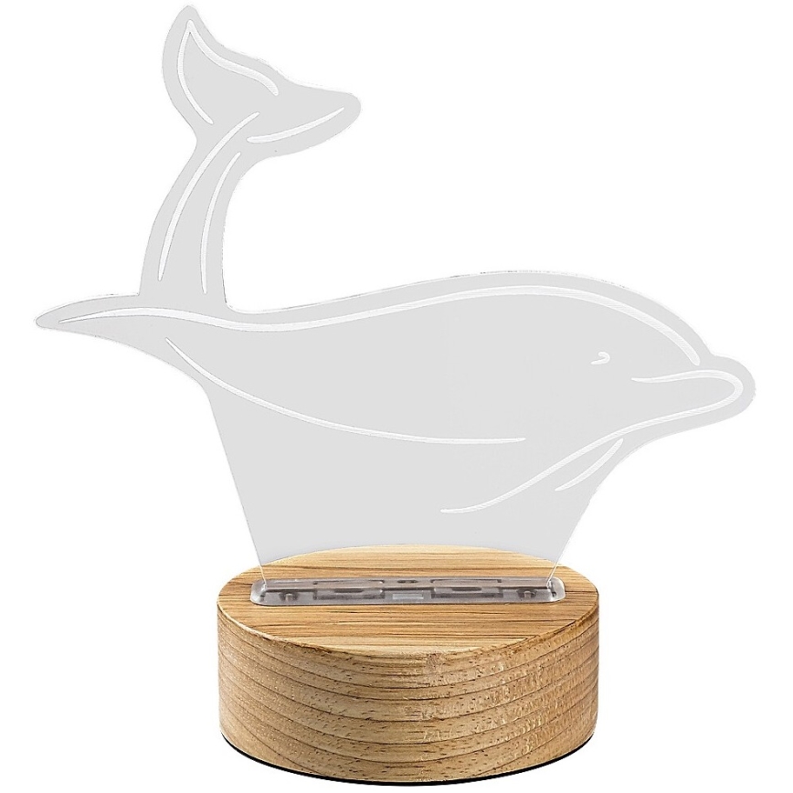 Rabalux - LED Kinderbureau lamp LED/2W/5V 3000K dolfijn beuk