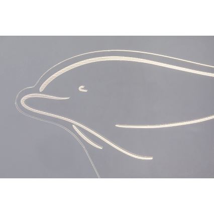Rabalux - LED Kinderbureau lamp LED/2W/5V 3000K dolfijn beuk