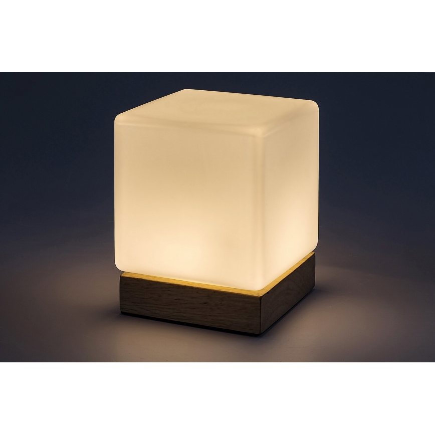 Rabalux - Dimbare LED tafellamp LED/1,2W/5V 3000K beuken