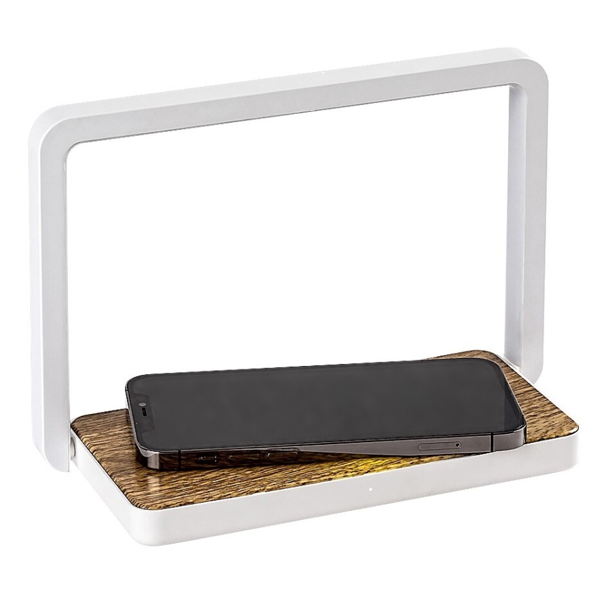 Rabalux - LED dimbare bureaulamp met draadloze oplader LED/4W/5V 3000K