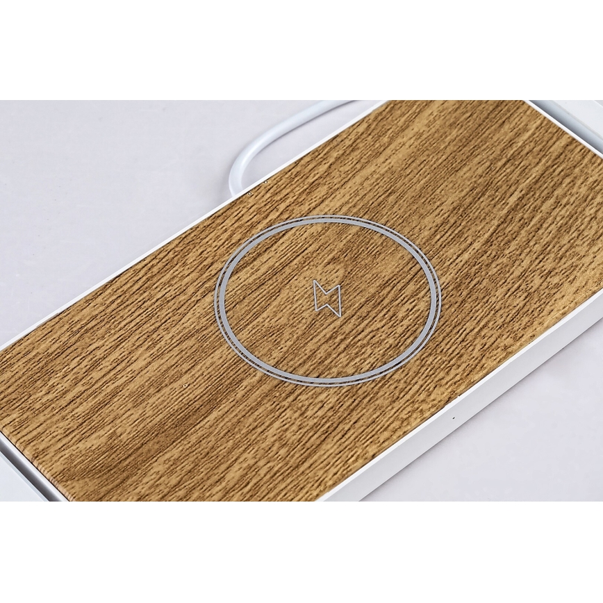 Rabalux - LED dimbare bureaulamp met draadloze oplader LED/4W/5V 3000K