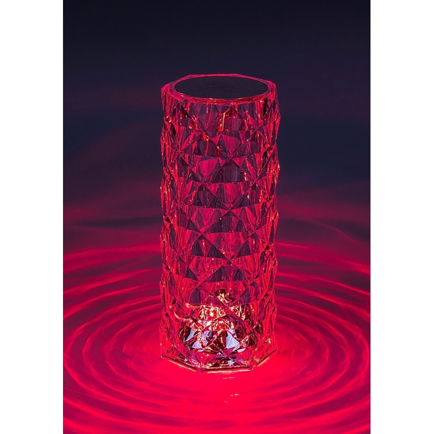 Rabalux 76015 - LED RGB Dimbaar tafel rechargeable lamp SIGGY LED/1,5W/3,7V 800 mAh