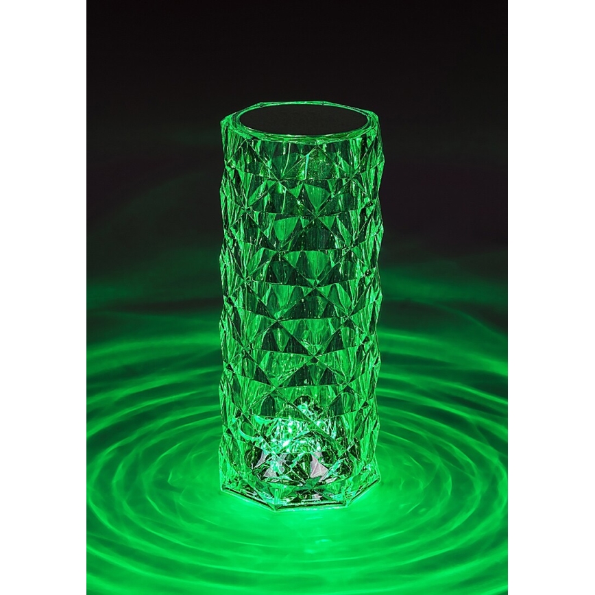 Rabalux 76015 - LED RGB Dimbaar tafel rechargeable lamp SIGGY LED/1,5W/3,7V 800 mAh