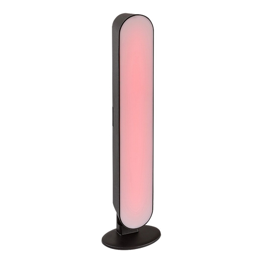 Rabalux - LED RGB Dimbare oplaadbare tafellamp LED/3W/5V zwart + afstandsbediening