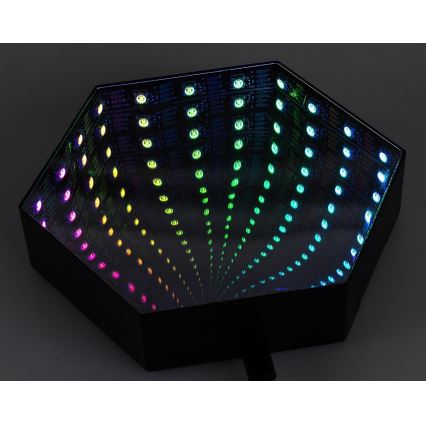 Rabalux - LED RGB Dimbaar tafellamp LED/1W/5V/3xAA + afstandsbediening