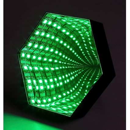 Rabalux - LED RGB Dimbaar tafellamp LED/1W/5V/3xAA + afstandsbediening