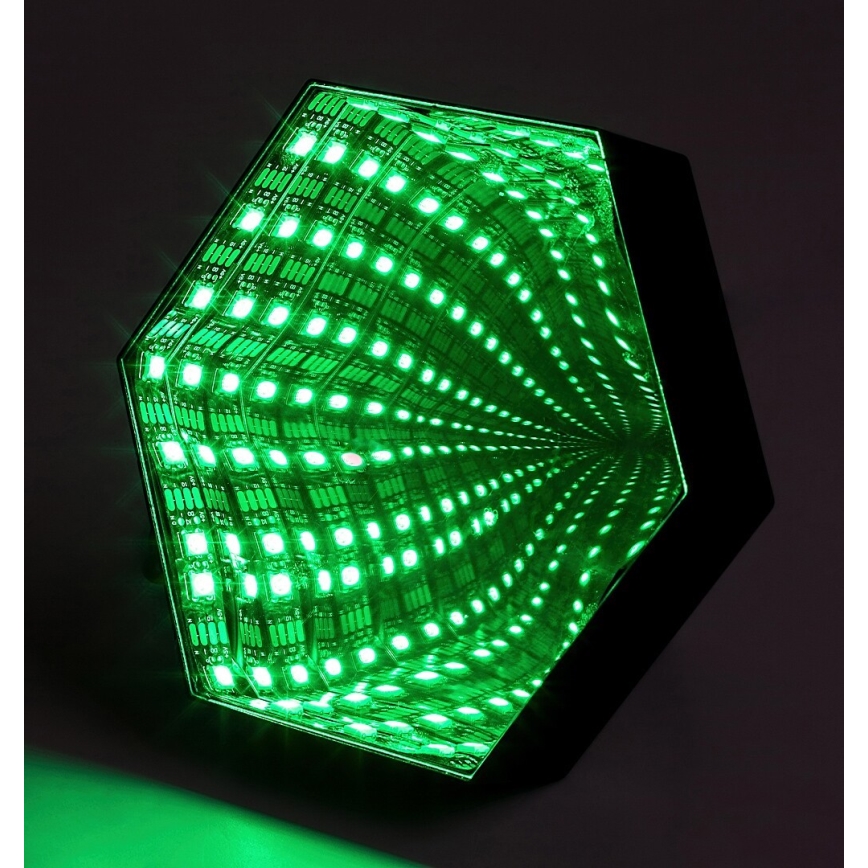 Rabalux - LED RGB Dimbaar tafellamp LED/1W/5V/3xAA + afstandsbediening