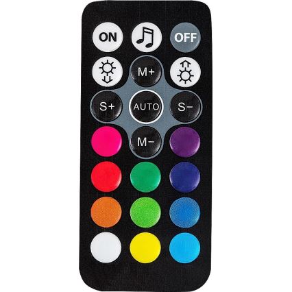 Rabalux - LED RGB Dimbaar tafellamp LED/1W/5V/3xAA + afstandsbediening