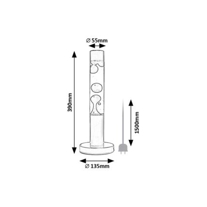 Rabalux - LED Lava lamp LED/25W/230V