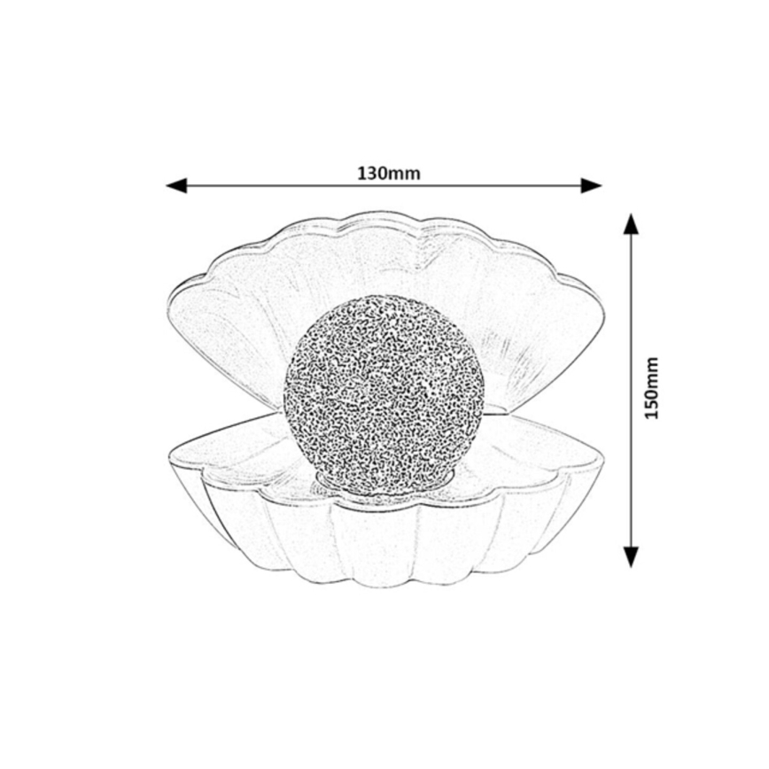 Rabalux - LED RGB Decoratieve lamp LED/0,8W/3xAAA
