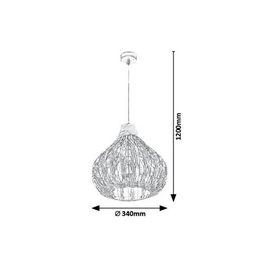 Rabalux - Hanglamp aan koord 1xE27/40W/230V