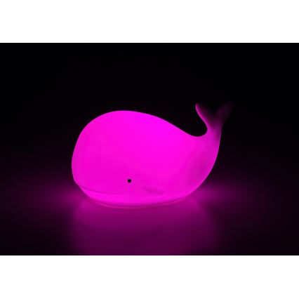 Rabalux - LED RGB aanraak-nachtlampje LED/0,05W/1xCR2032 walvis