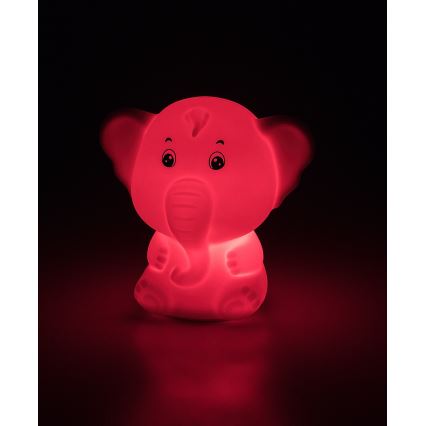 Rabalux - LED RGB aanraak-nachtlampje LED/0,05W/1xCR2032 olifant