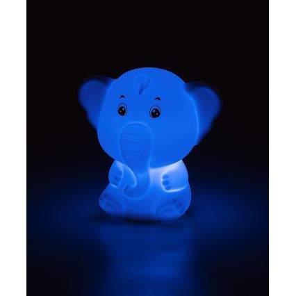 Rabalux - LED RGB aanraak-nachtlampje LED/0,05W/1xCR2032 olifant