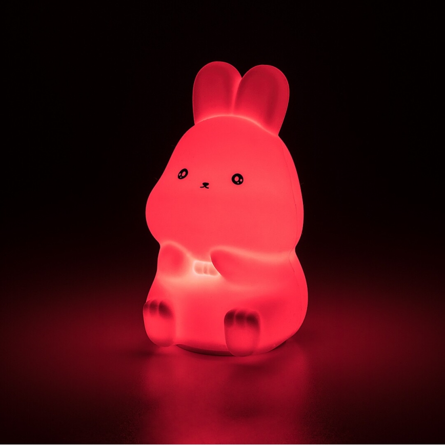 Rabalux - LED RGB aanraakbaar nachtlampje LED/0,05W/1xCR2032 konijn