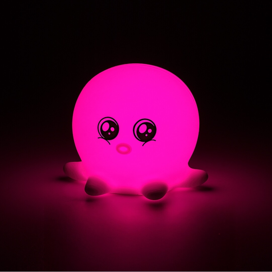 Rabalux - LED RGB aanraakgevoelig nachtlampje LED/0,05W/1xCR2032 octopus