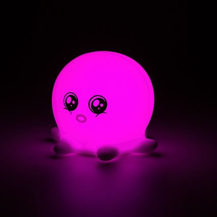 Rabalux - LED RGB aanraakgevoelig nachtlampje LED/0,05W/1xCR2032 octopus