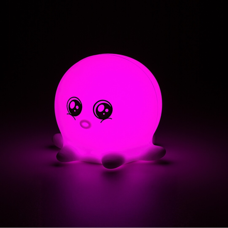 Rabalux - LED RGB aanraakgevoelig nachtlampje LED/0,05W/1xCR2032 octopus