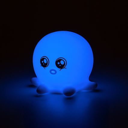 Rabalux - LED RGB aanraakgevoelig nachtlampje LED/0,05W/1xCR2032 octopus