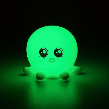 Rabalux - LED RGB aanraakgevoelig nachtlampje LED/0,05W/1xCR2032 octopus