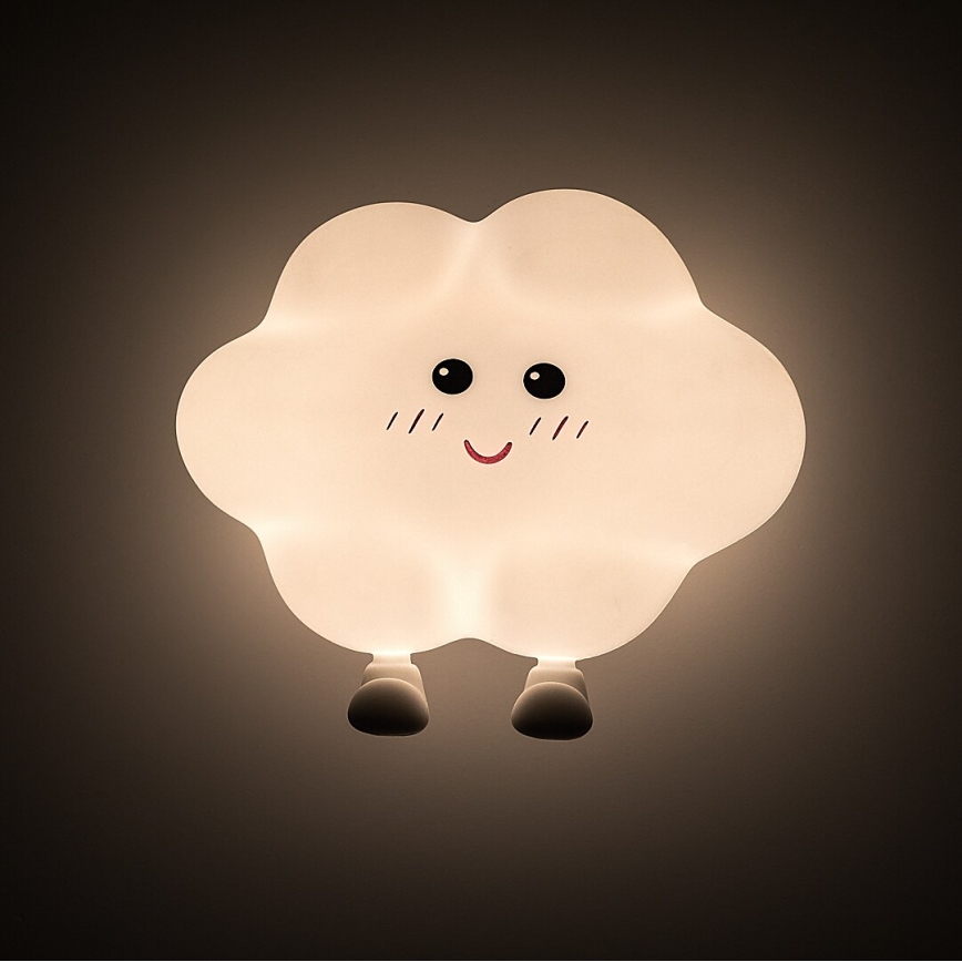 Rabalux - LED dimbaar oplaadbaar nachtlampje voor kinderen met aanraakbediening LED/2,7W/5V 200 mAh wolk