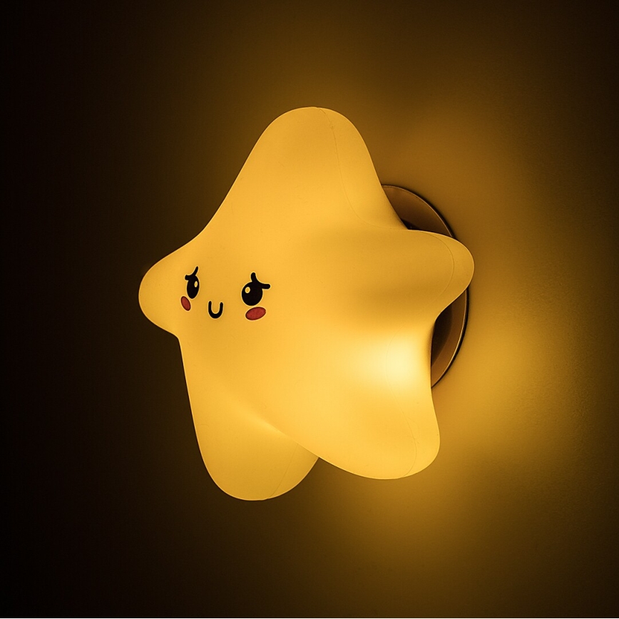 Rabalux - LED dimbaar oplaadbaar nachtlampje voor kinderen met aanraakbediening LED/2,7W/5V 200 mAh ster