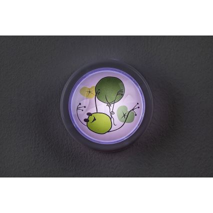 Rabalux - LED Nachtlampje kinderkamer LED/0,3W/2xAA 6000K