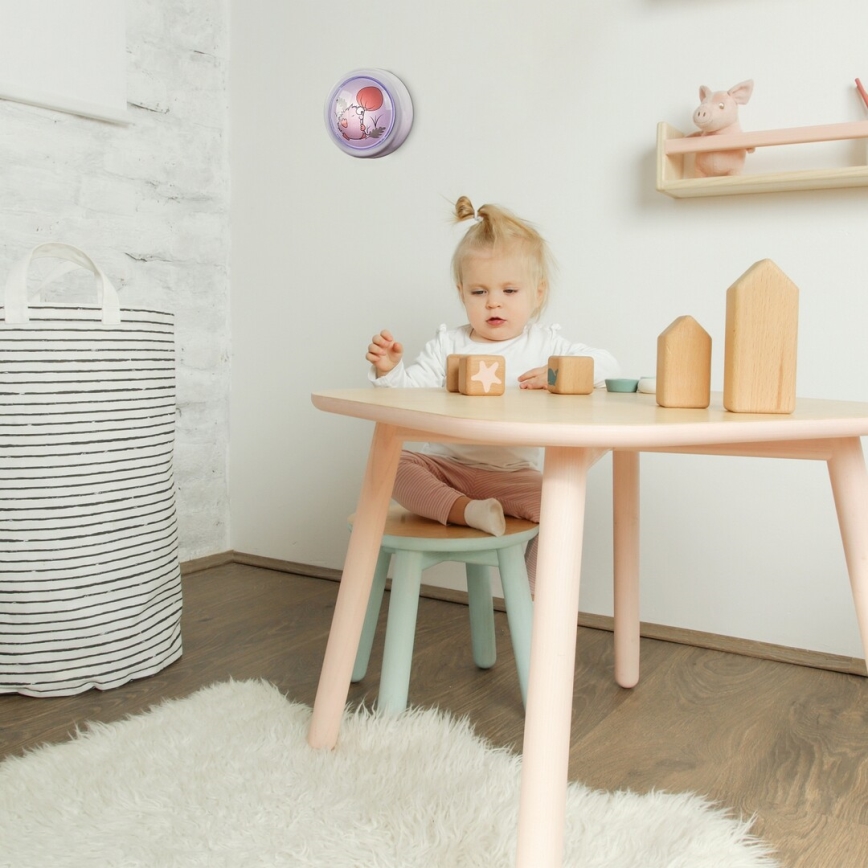 Rabalux - LED Nachtlampje kinderkamer LED/0,3W/2xAA 6000K