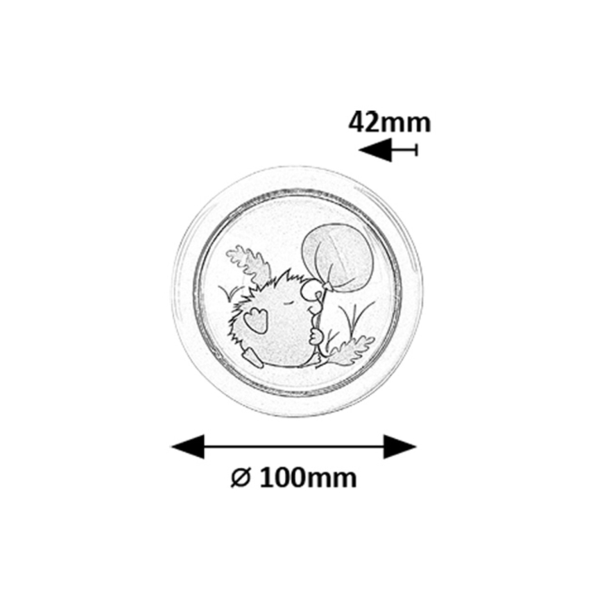 Rabalux - LED Nachtlampje kinderkamer LED/0,3W/2xAA 6000K