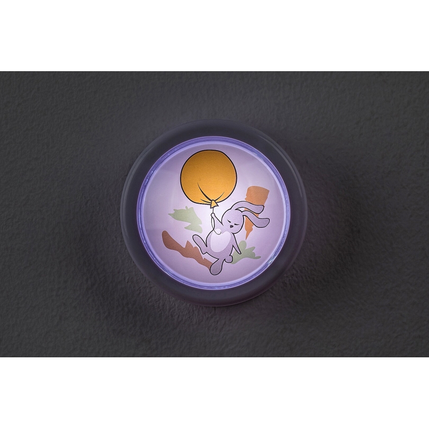 Rabalux - LED Kindernachtlampje LED/0,3W/2xAA 6000K