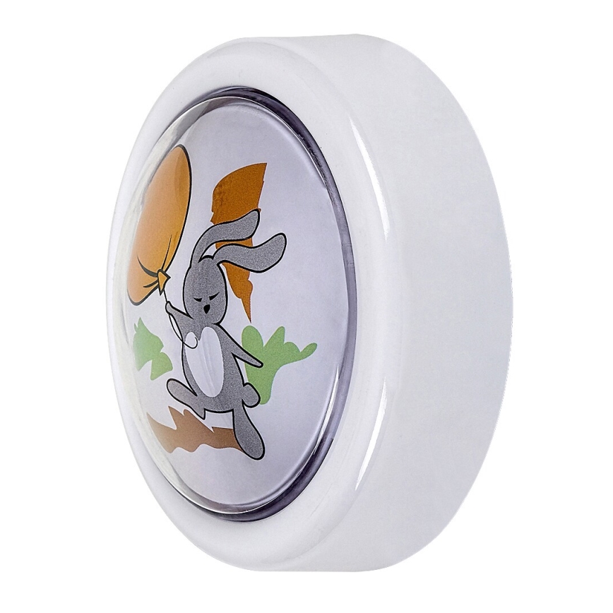 Rabalux - LED Nachtlampje kinderkamer LED/0,3W/2xAA 6000K