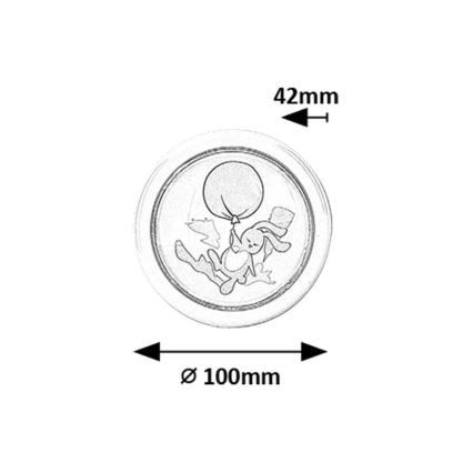 Rabalux - LED Nachtlampje kinderkamer LED/0,3W/2xAA 6000K