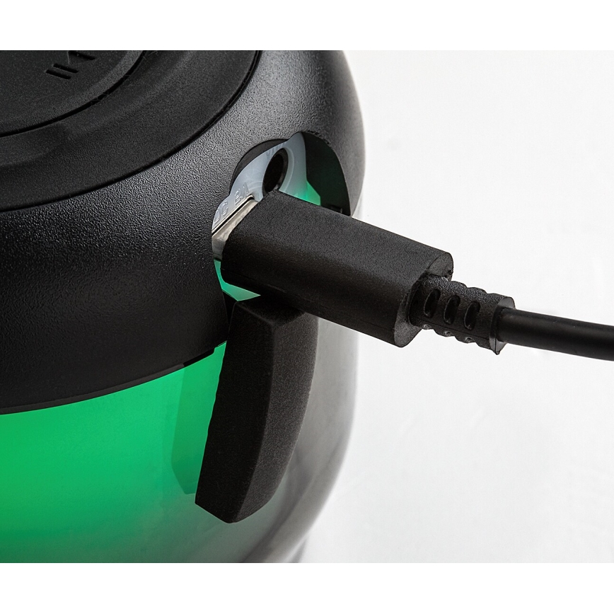 Rabalux - RGB Tafellamp met een luidspreker RGB/3W/3,7V 500mAh