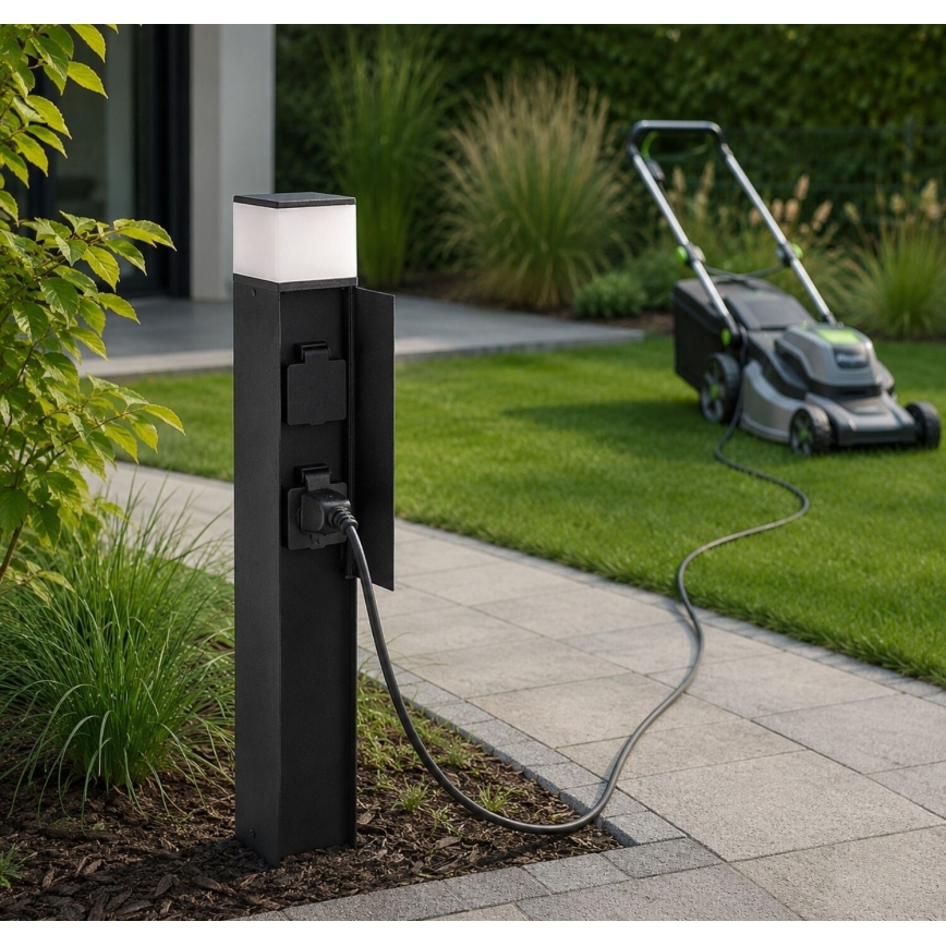Rabalux - LED buitenlamp met 2 stopcontacten LED/10W/230V IP44