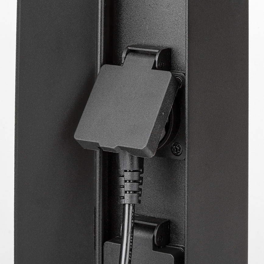 Rabalux - LED buitenlamp met 2 stopcontacten LED/10W/230V IP44