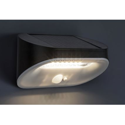 Rabalux - LED-lamp op zonne-energie met sensor LED/3,2W/3,7V IP44