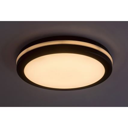 Rabalux - LED Badkamer plafondlamp LED/28W/230V IP54 zwart