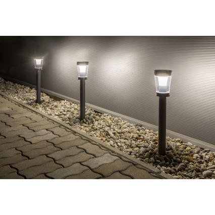 Rabalux - LED Zonne-energie lamp LED/3W/3,7V IP65 antraciet 2000 mAh