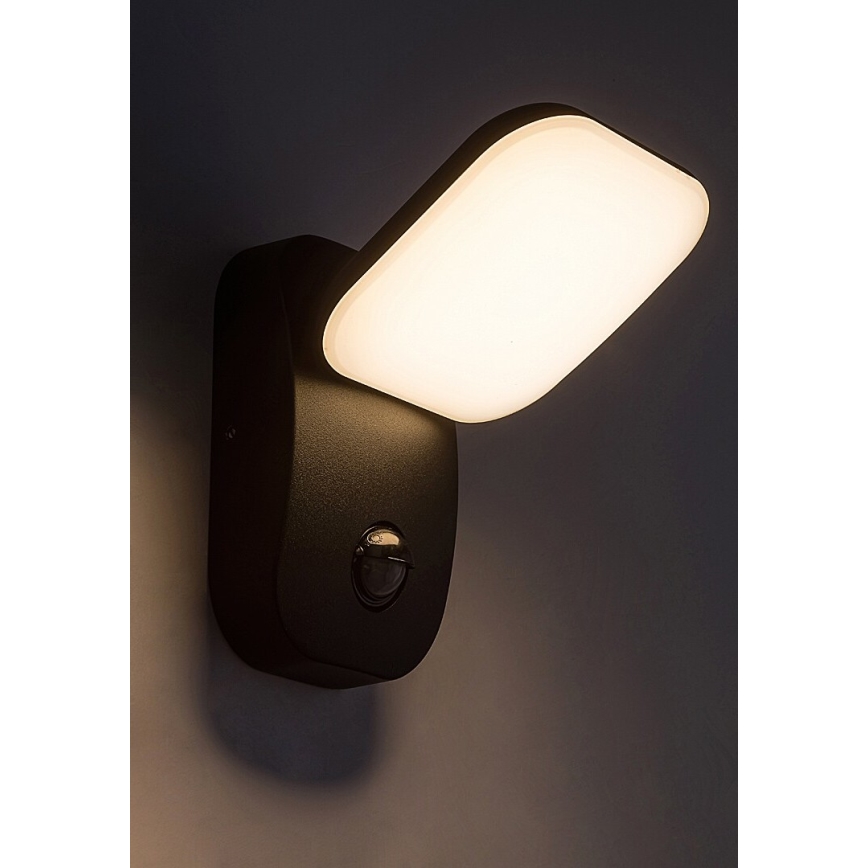 Rabalux - LED Buiten wall flexible lamp met sensor LED/12W/230V IP44