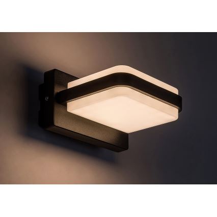 Rabalux - LED Wandlamp voor buiten LED/12W/230V IP44 zwart