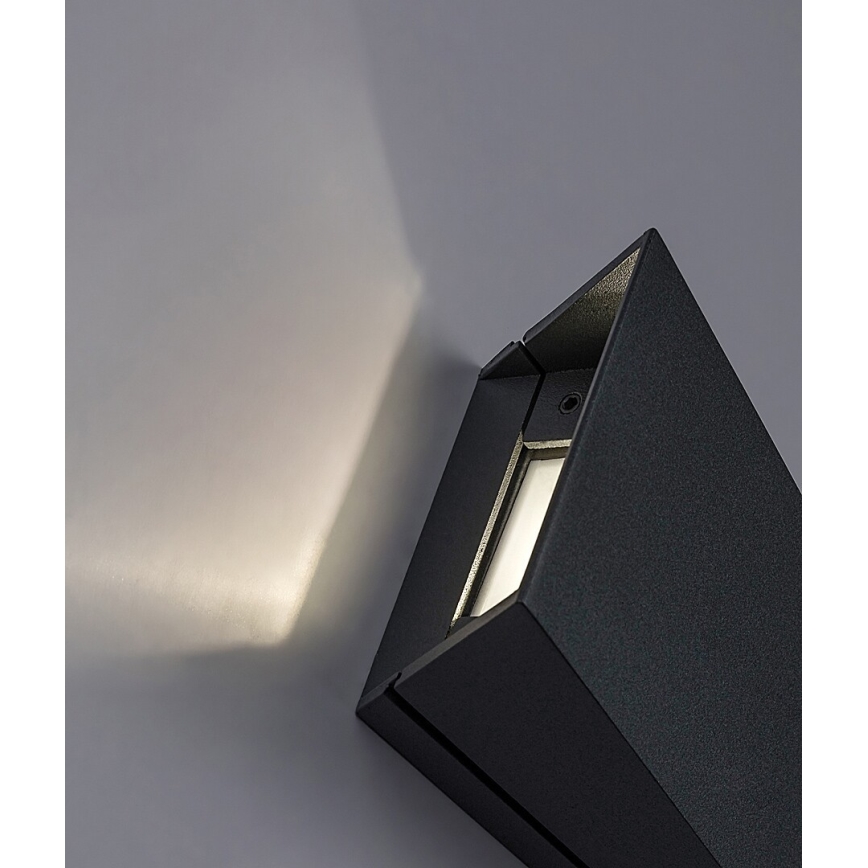 Rabalux - LED Wandlamp voor buiten LED/3W/230V IP65 antraciet