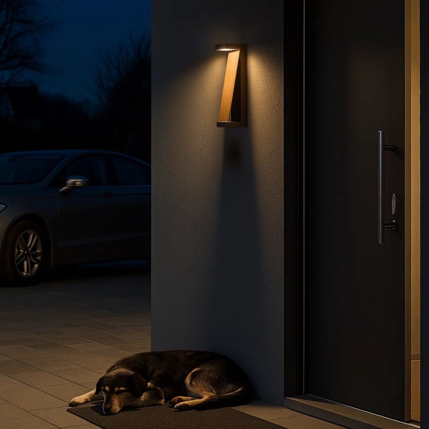 Rabalux - LED buitenwandlamp LED/13W/230V IP65 bruin