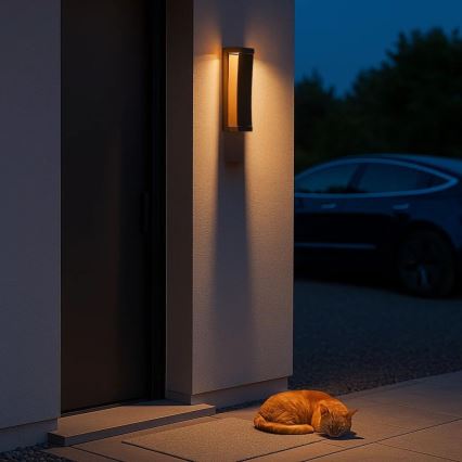 Rabalux - LED buitenwandlamp LED/13W/230V IP65 bruin