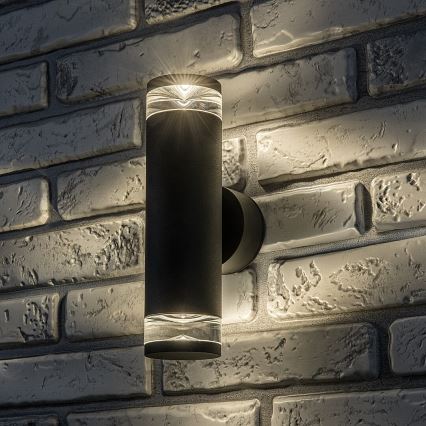 Rabalux - Buitenwandlamp 2xGU10/10W/230V IP54 antraciet