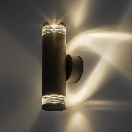 Rabalux - Buitenwandlamp 2xGU10/10W/230V IP54 antraciet