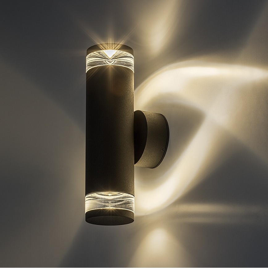 Rabalux - Buitenwandlamp 2xGU10/10W/230V IP54 antraciet