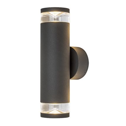 Rabalux - Buitenwandlamp 2xGU10/10W/230V IP54 antraciet