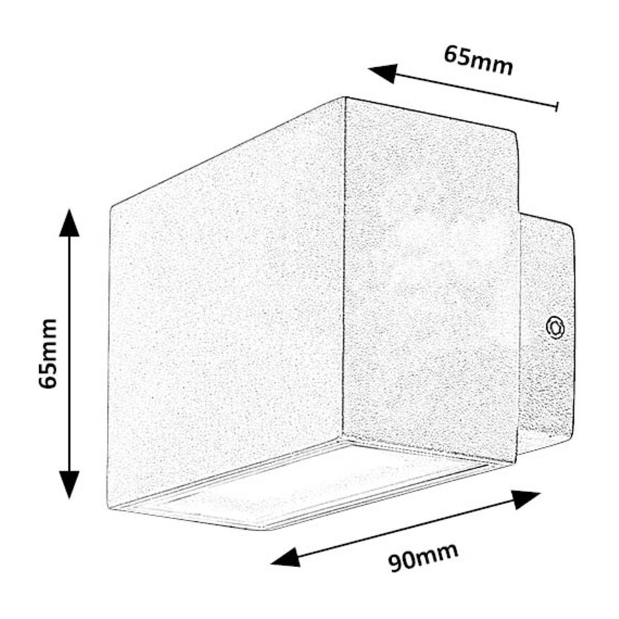 Rabalux - LED Wandlamp voor buiten LED/7W/230V IP54 wit