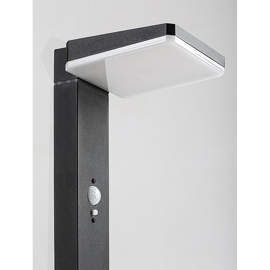 Rabalux - dimbare LED buitenlamp op zonne-energie met sensor LED/4,4W/3,7V IP54 antraciet 2200 mAh